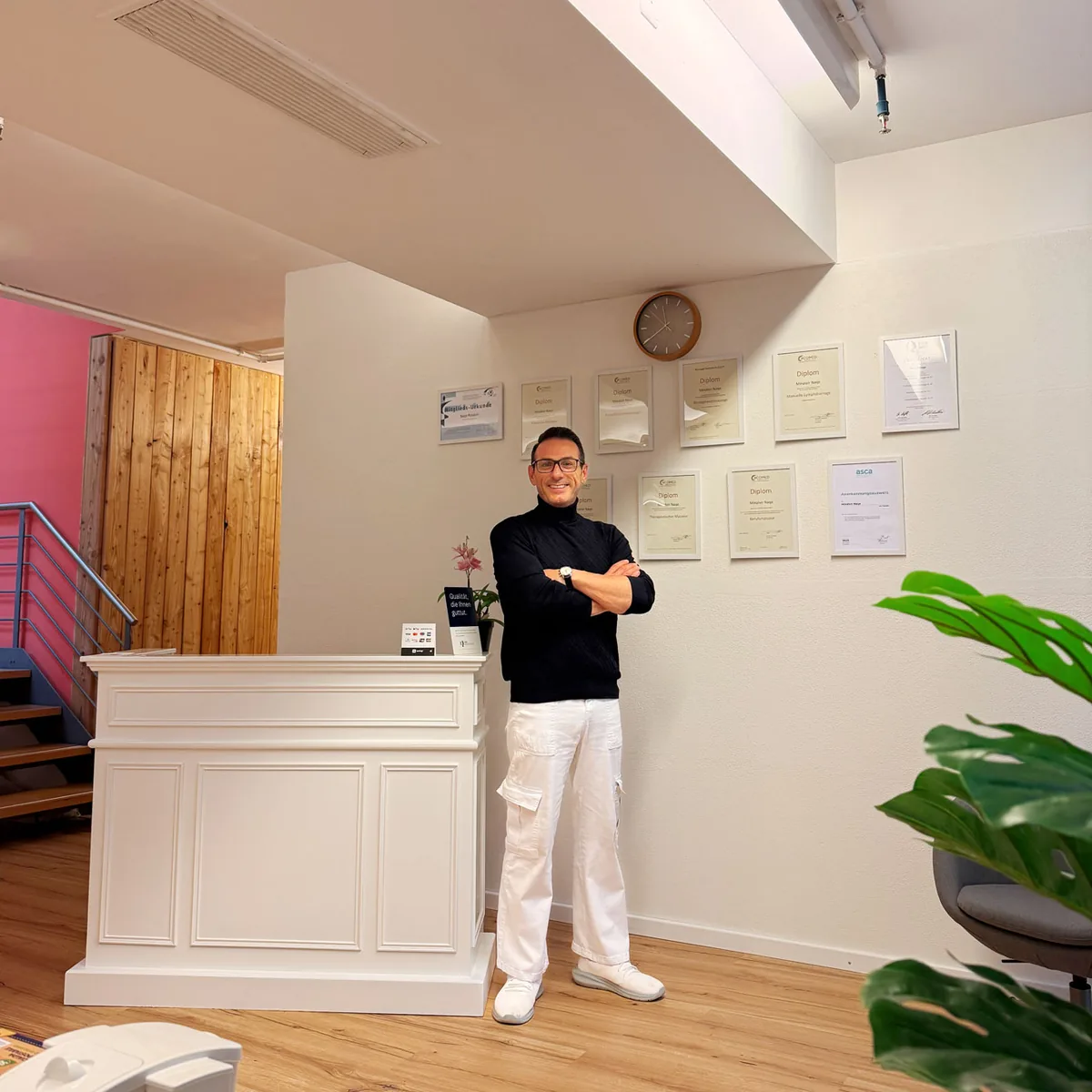 Praxisraum des Massage Zentrum Rorschach